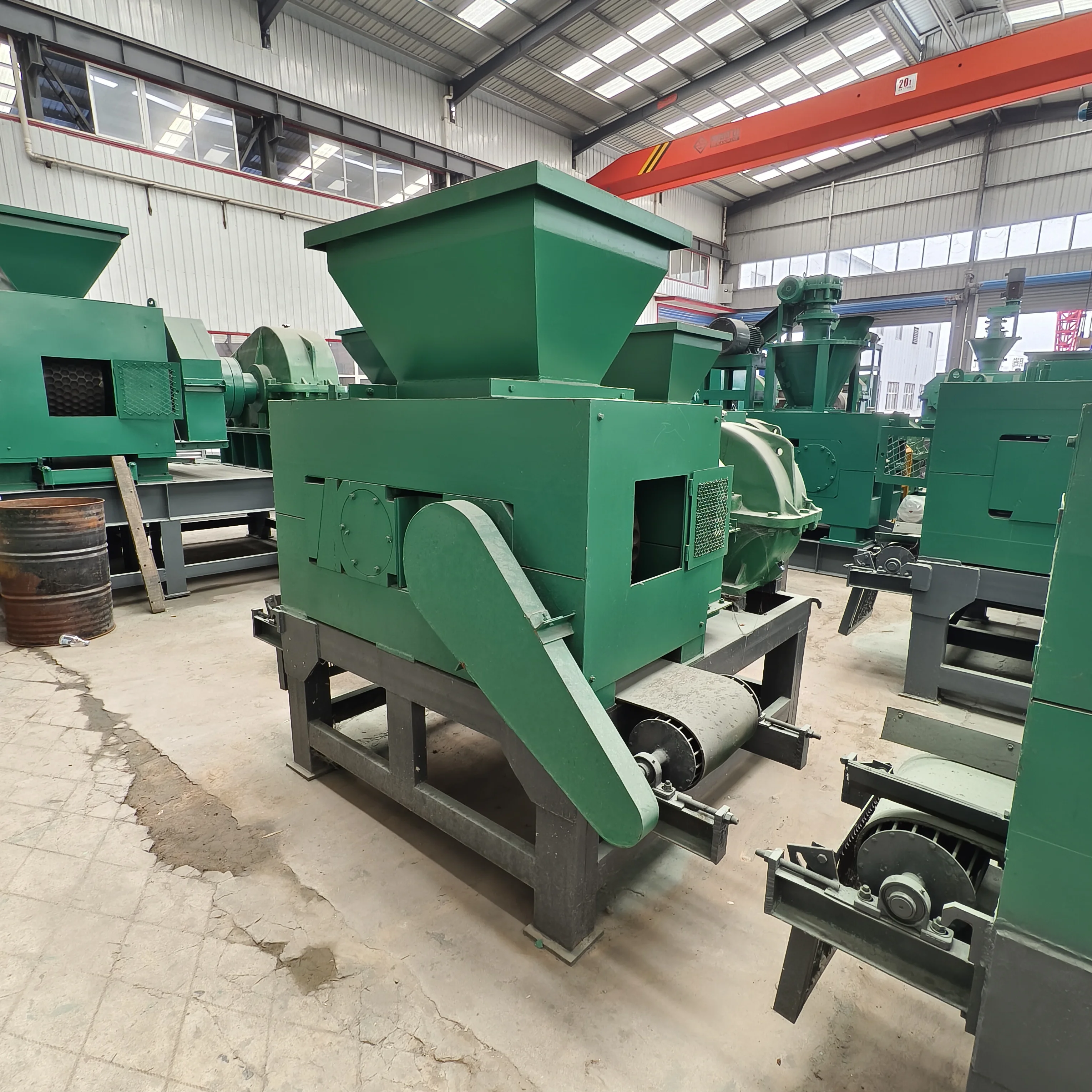 China Supplies  Oval Shape Briquette Making Machine Metal Powder Coal Powder Briquetting Machine