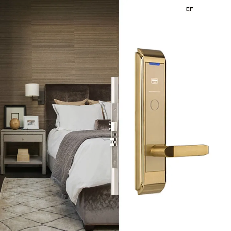 High Quality Smart Waterproof Hotel electronic rfid card door lock system