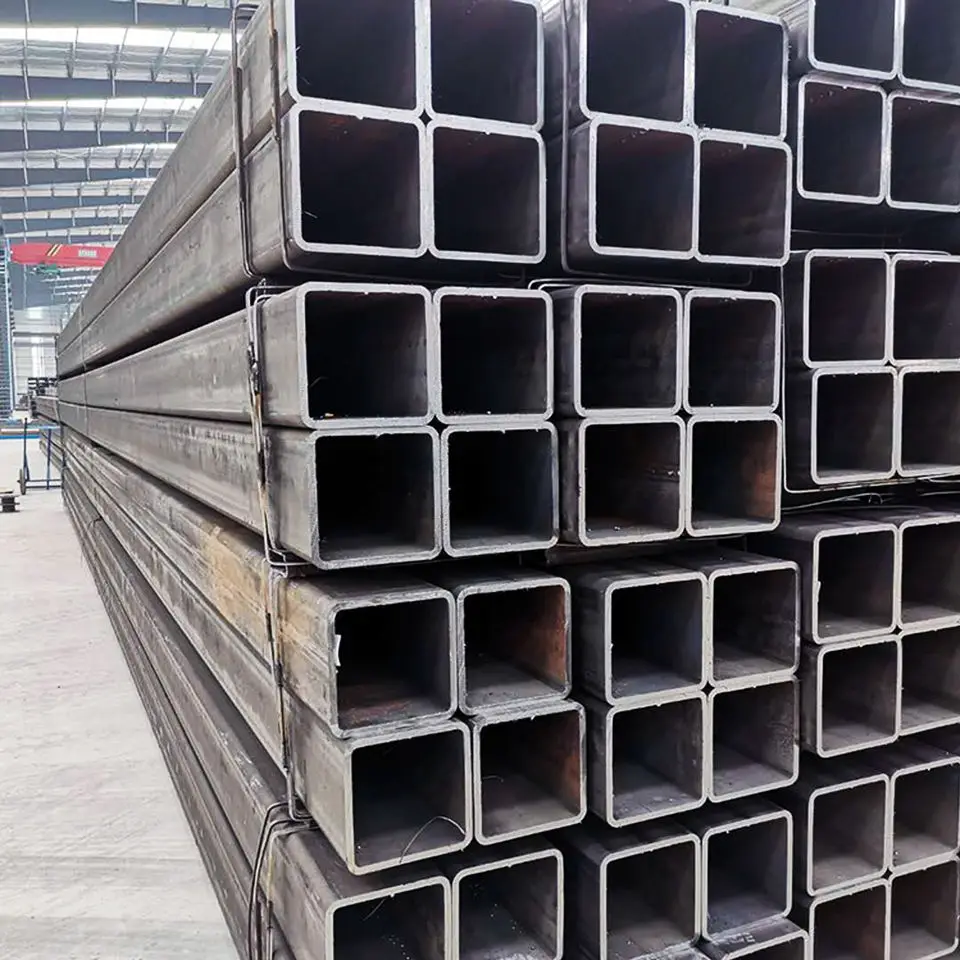 ASTM A500 A36 A53 MS ERW hot dipped carbon square  pipes