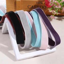 Factory Wholesale Garment Use Velvet Bow  Double Face Black and White Velvet Ribbon