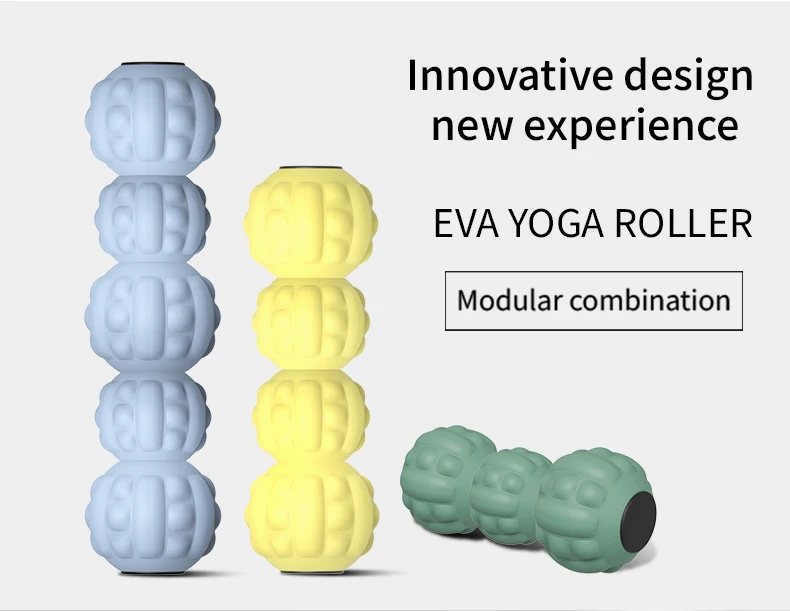 Biodegradable Yoga Column Fitness Equipment Pilates Foam Roller Fitness Gym Exercises Muscle Massage Roller