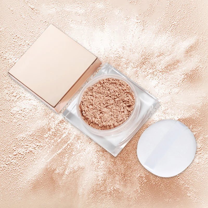 Make Your Own Brand High Quality Cosmetics custom own Label Face Makeup Translucent  Private Label loose Setting Loose Powder