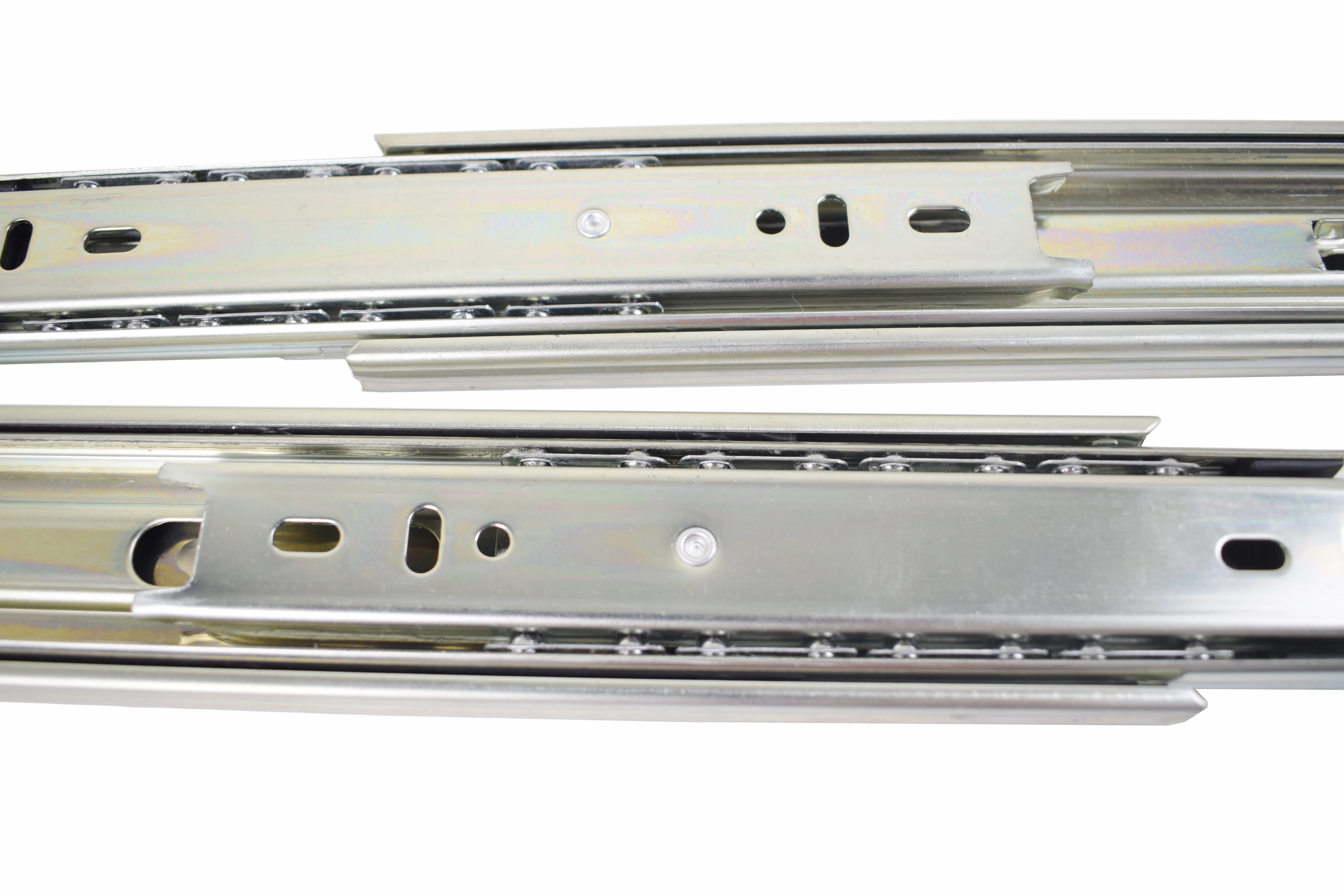 Furniture Sliders Drawer Basket Soft Close Wardrobe Sliding Rail Kitchen Hardware Slide 42mm full extension ball bearing slide