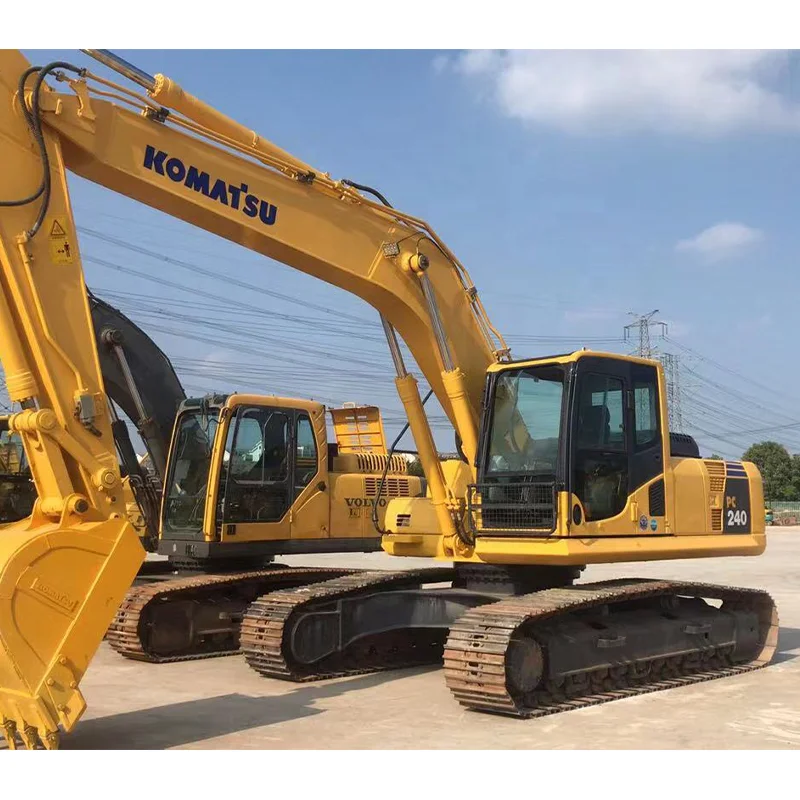 Хорошее состояние оригинальный двигатель 24 тонны komatsu подержанный экскаватор цена для строительства Komatsu PC240