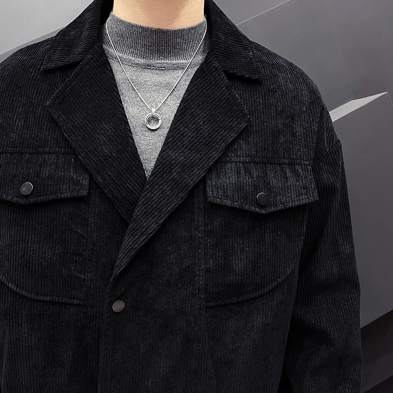 Wholesale Customized Logo new 100% Polyester Mens Fashion Work Jackets With Sleeve Pocket