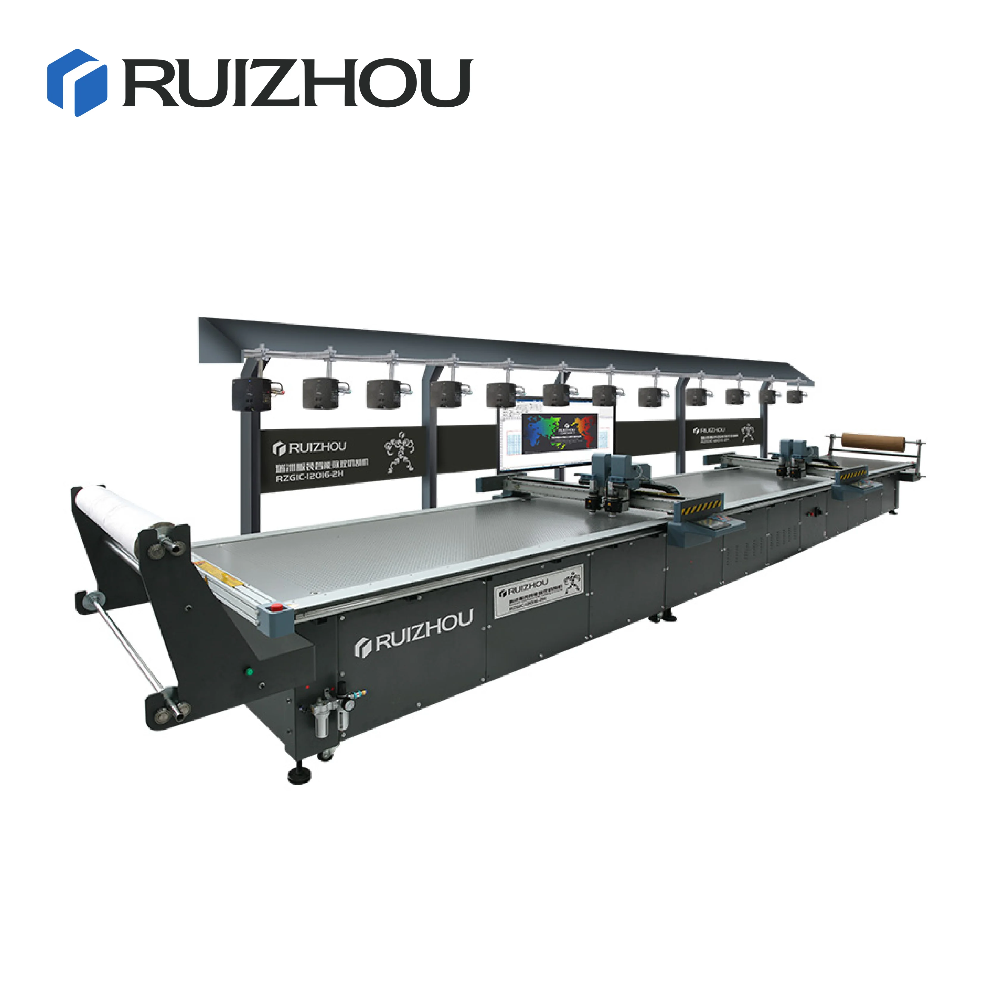 Cloth Cutting Machine  Nesting Cutting CNC Machinery With Oscillating Tool For Garment Industry
