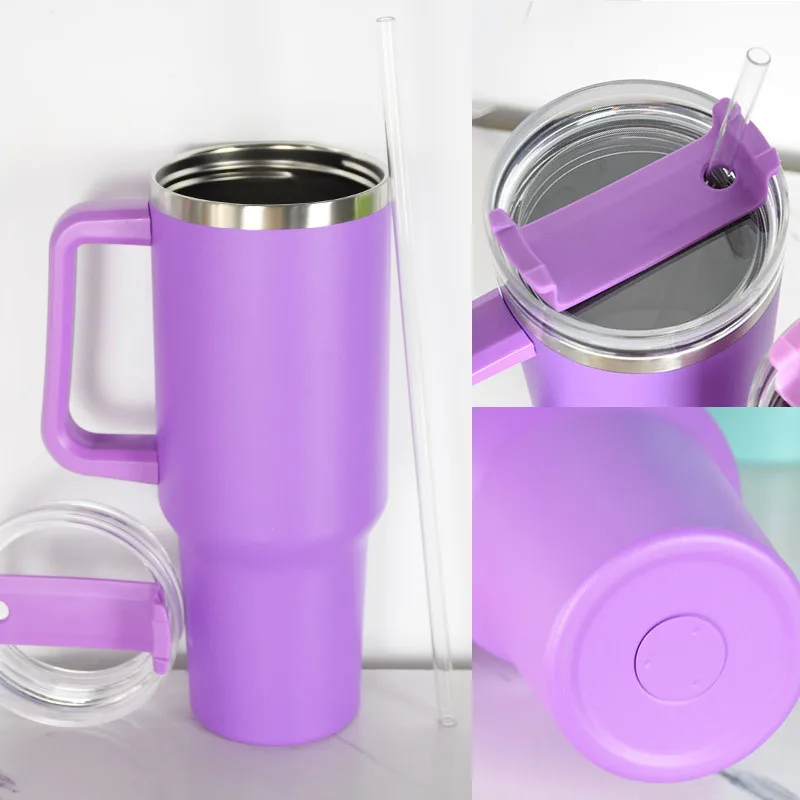 Colorking 40oz Tumbler H2.0 Sublimation 40oz Tumbler with Handle for Tumbler Press
