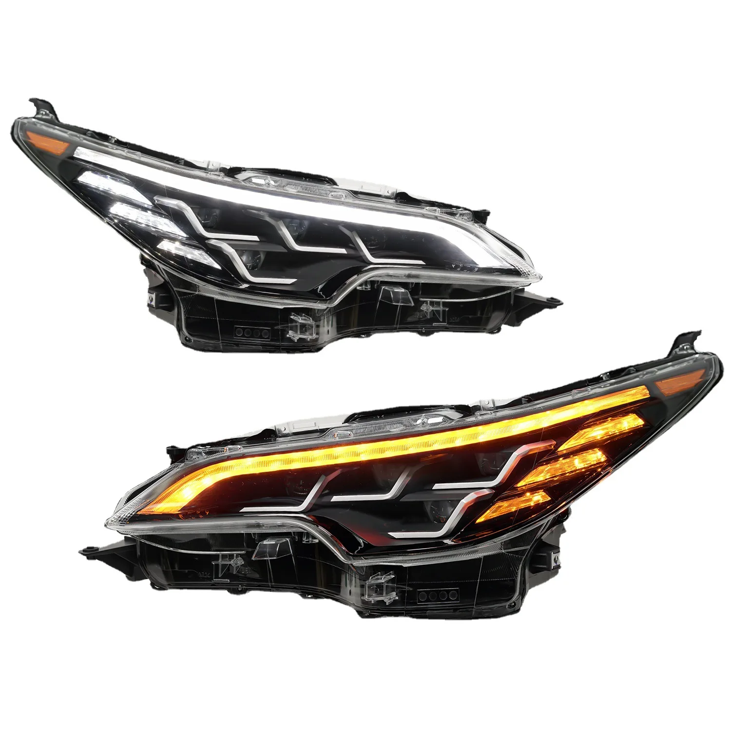 Head Lamp DRL Plug and Play LED Headlights Car Accessories For Toyota Fortuner parts bodykit 2016 2017 2018 2019 2020