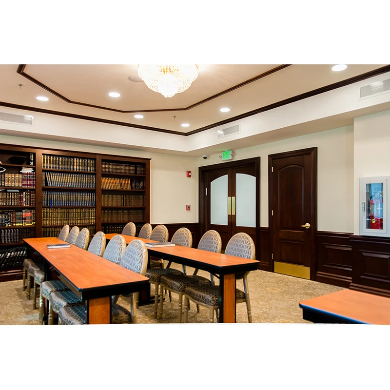 Interior Wooden Doors with Custom Carving Details