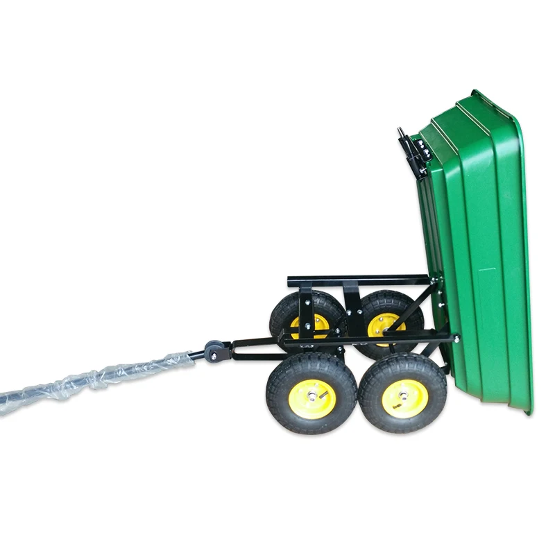 Heavy Duty Plastic Wheelie Garden Dump Cart