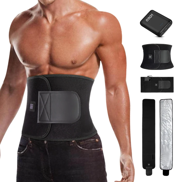 Мужской и Женский Триммер для пояса в тренажерном зале, повязка на пот, пиломатериалы, фирменная этикетка для похудения, тренажер для талии с подогревом по низкой цене, черного цвета