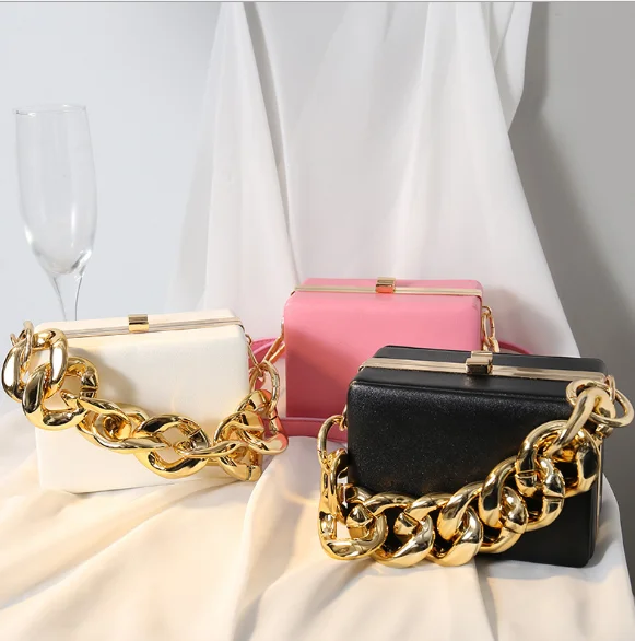Fancy european and american fashion casual party bag PU ladies simple clutch purse