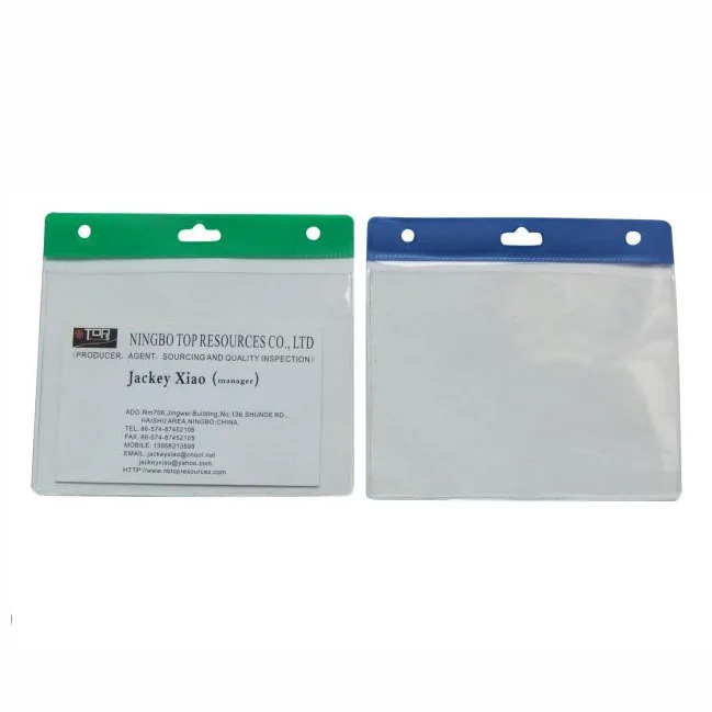 Custom Logo Plastic Credit Card Case for Men