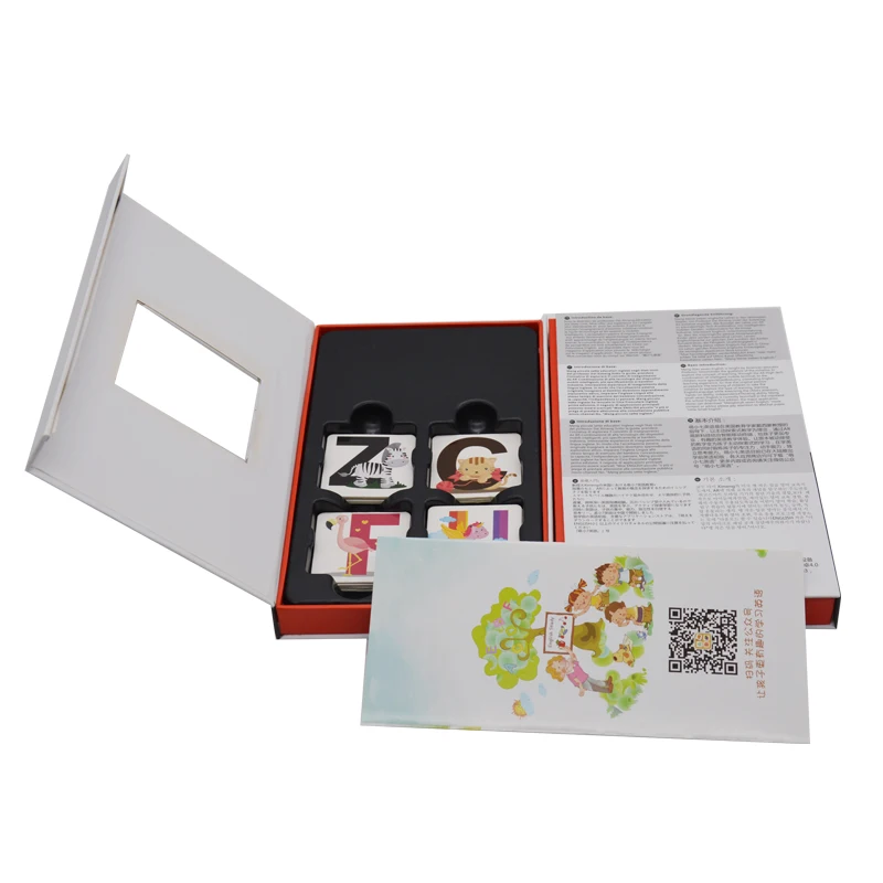 Custom Printing Multiplication Sight Words Alphabet and Number Kids Flash Cards In Book