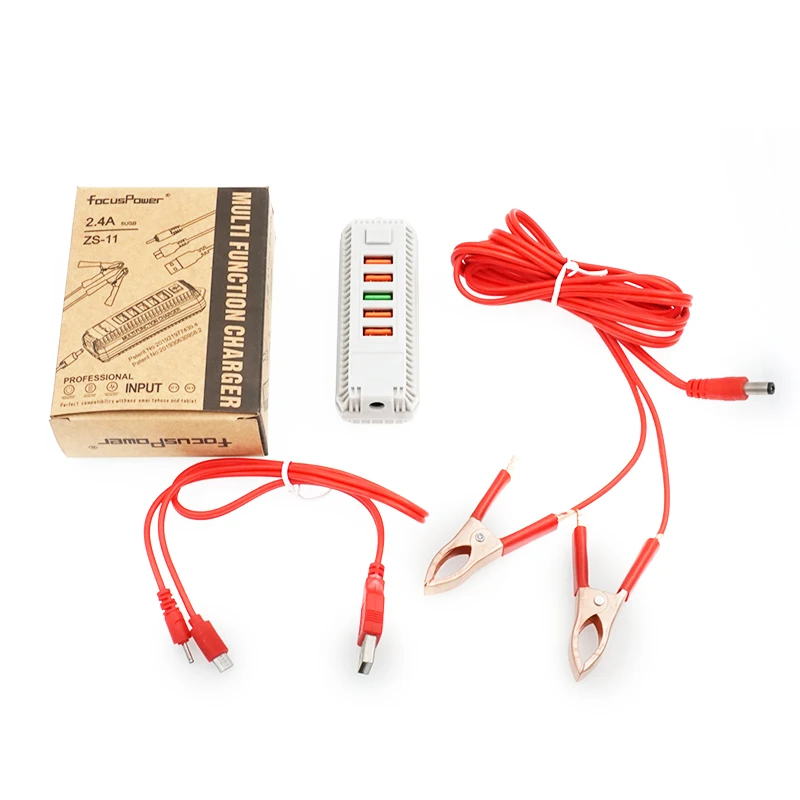 12V 3.1A 10 ports Multi-Port usb hub mutifunction chargers for car battery