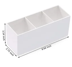 Acrylic Makeup Brush Holder Makeup Organizer Cosmetic Holder Lipstick Pencil Storage Container Transparent Storage Box Holder