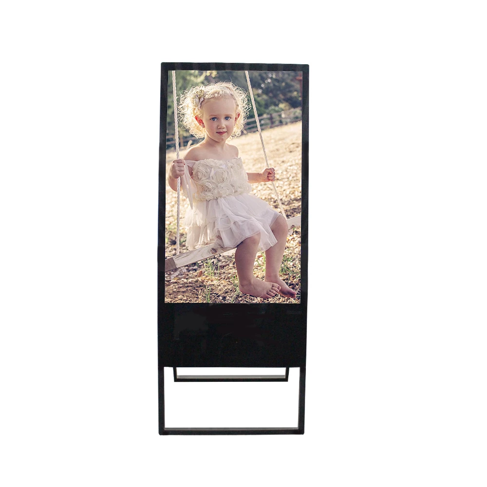 43inch restaurant floor stand android lcd touch screen advertising display digital signage