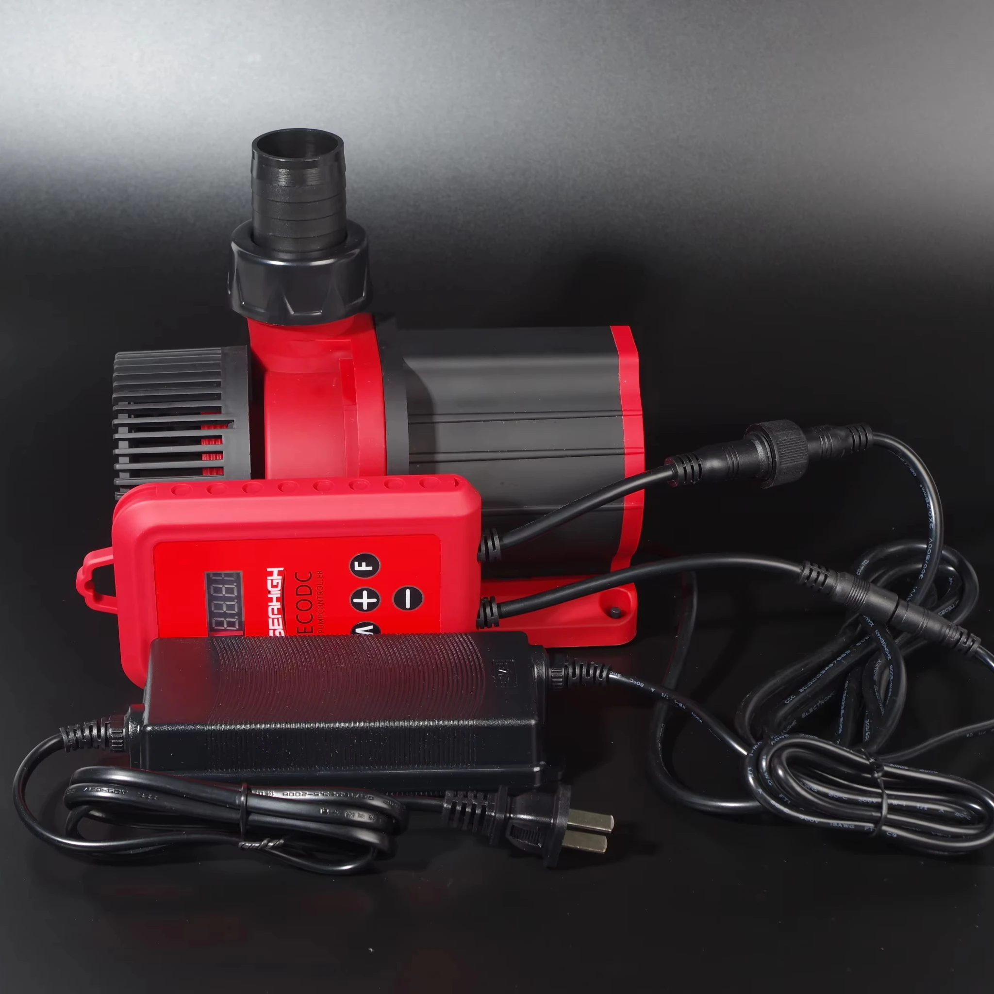 Ultra-quiet 24V variable frequency submersible pump fresh salt aquarium fish pool mass flow adjustable water curtain wall pumps