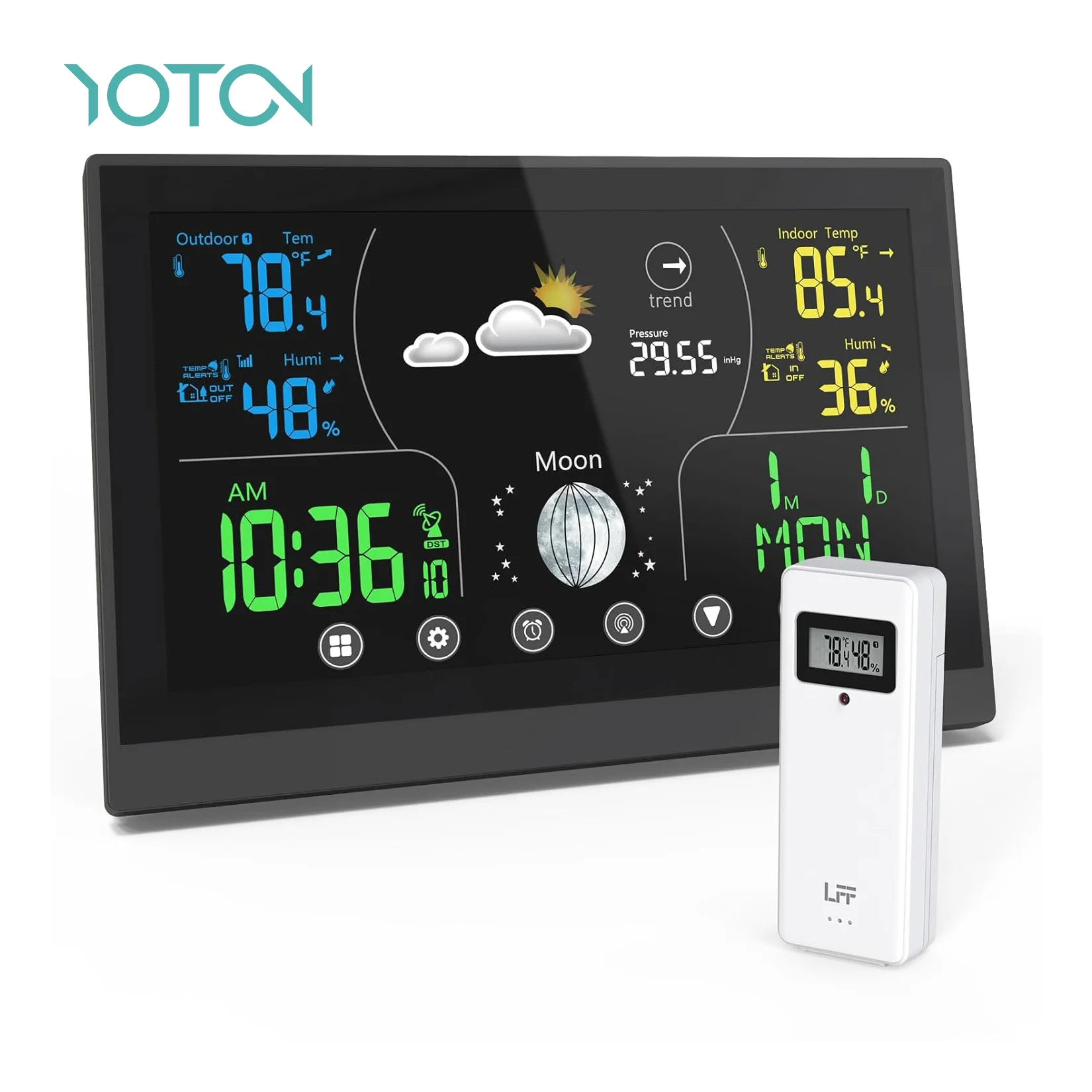 Умные цифровые настольные часы