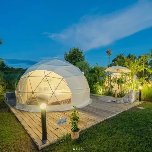 6m Diameter Spherical Tent - Waterproof and UV Resistant Dome Tent for Camping