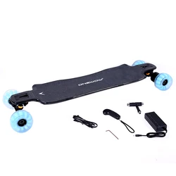 Hot sales All Terrains ELECTRIC SKATEBOARD with more durable carbon fiber deck loaded 150 KG
