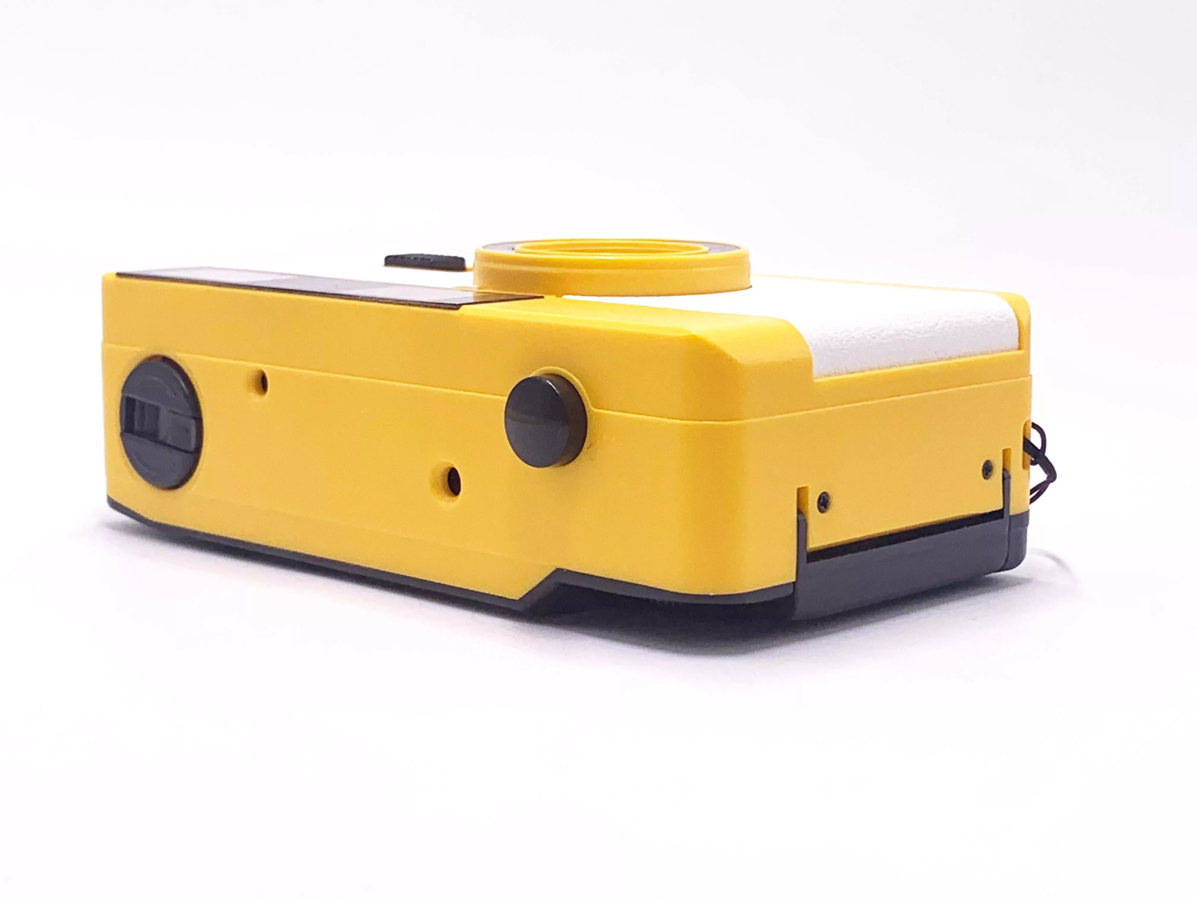 Yellow Black vintage portable slim handy manual simple use customized 35mm film camera with kodak colorful color roll photos