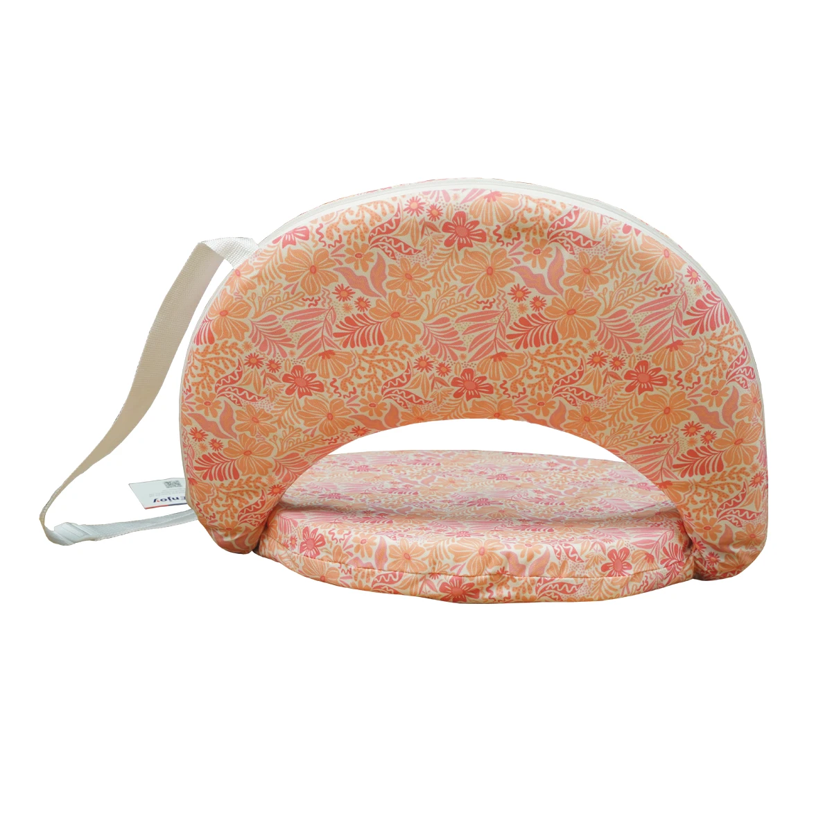 Wholesale armless portable recreation stadium recliner folding positions bleachers seating outdoor oxford beach chair with strap