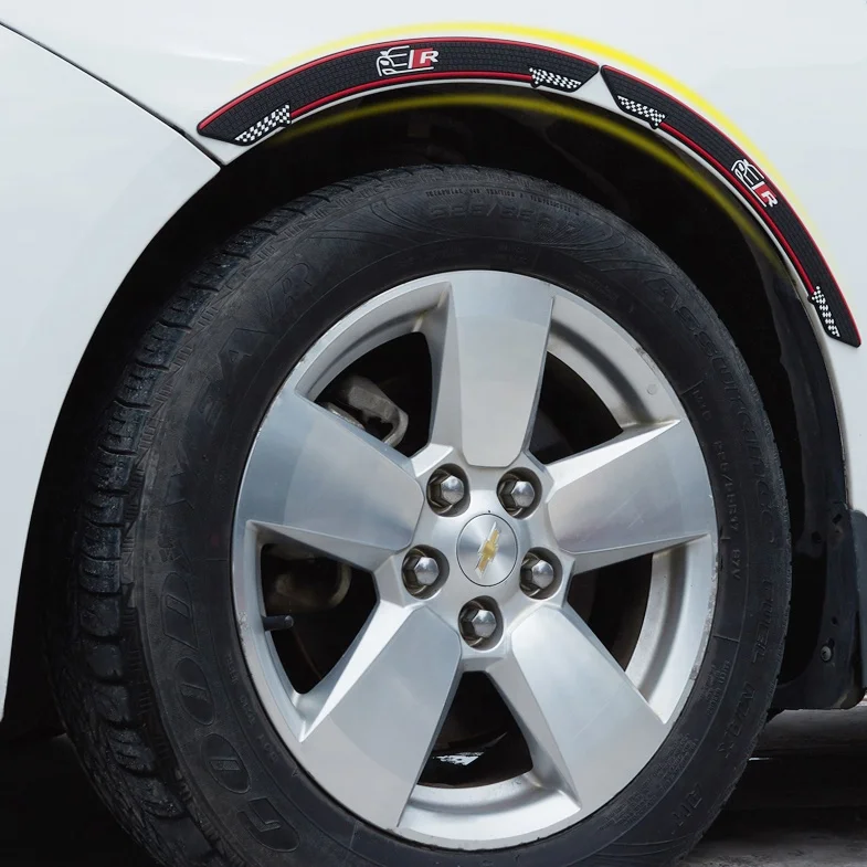 Universal car wheel eyebrow trim anti-collision car body protector