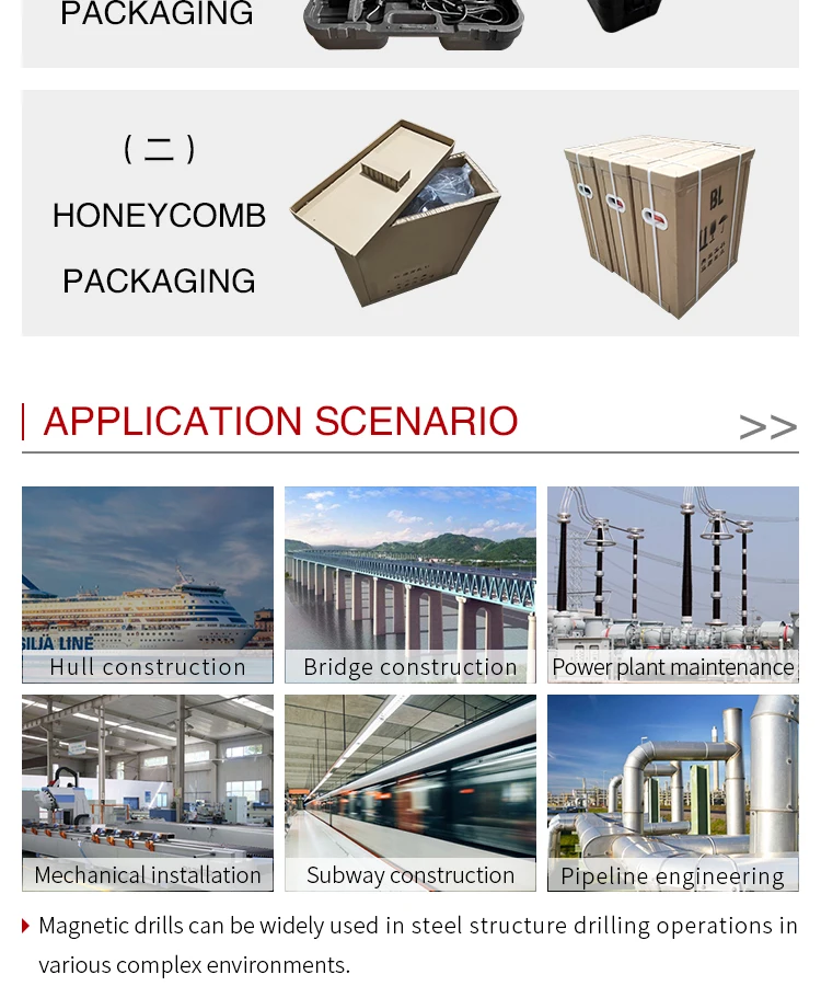 98mm BAOJIE steel core drill ,magnetic core drilling machine ,hand drill with magnet base