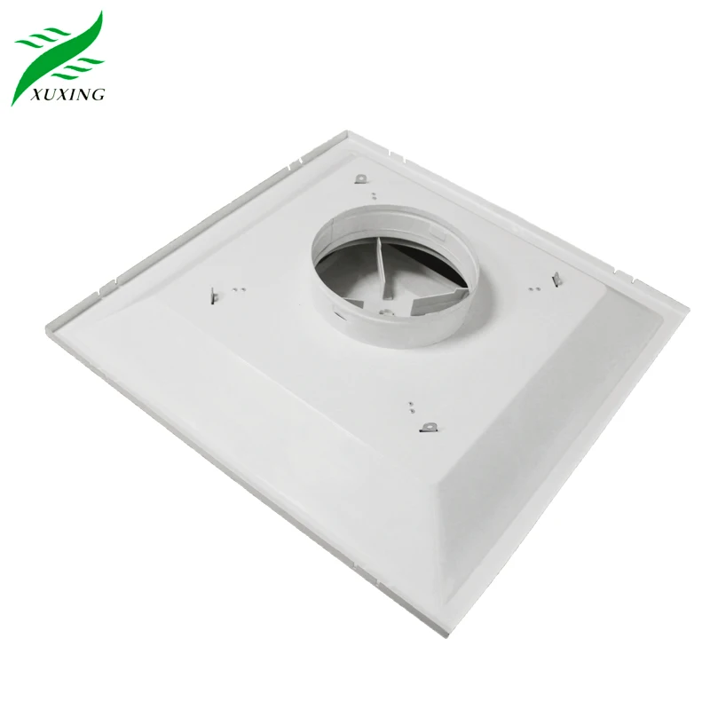 Hvac Ventilation Metal Decorative 2-Cone Panel Air Vent Diffuser Square Flat Ceiling Air Diffuser