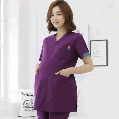 Safe And Healthy Cotton Stretch Nurse Uniform Cosy Nurse Uniform Scrubs