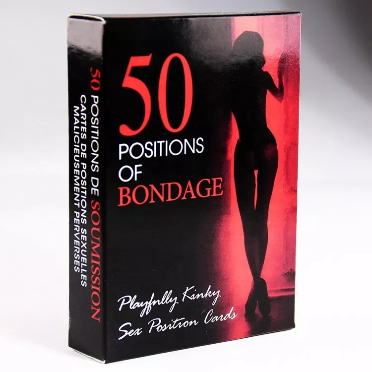 best selling product exotic sex playing games board cards sex position of bondage BDSM sex toys for adult toys