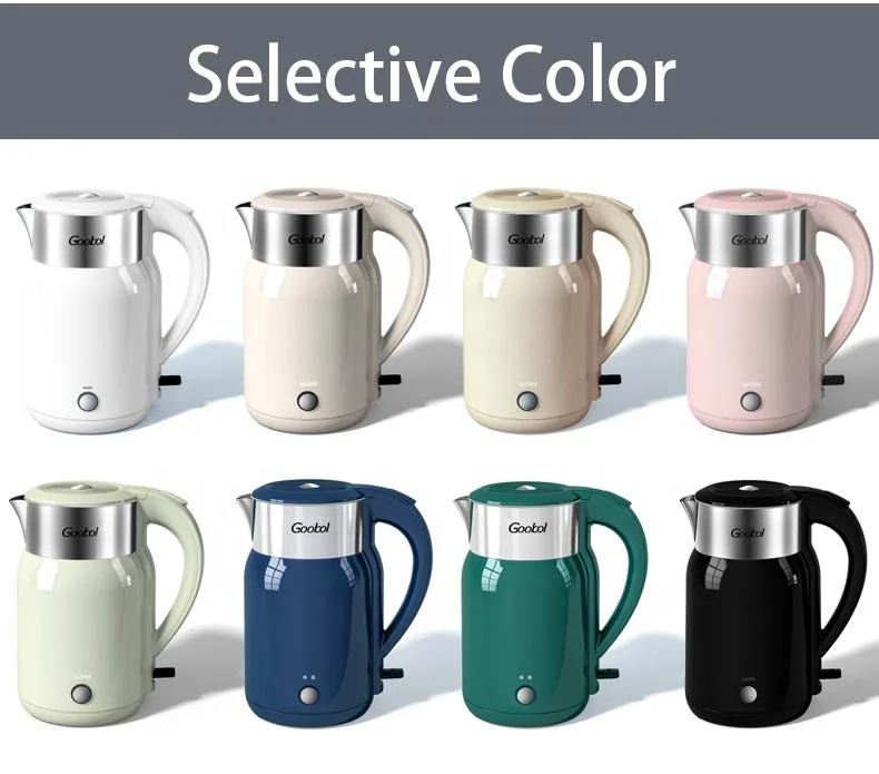 EU USA SUS304 Kettle 1.8l  Stainless Steel Electric Kettle Home Appliance Kichen Fast Water Boiler LFGB ROHS CE Kettle