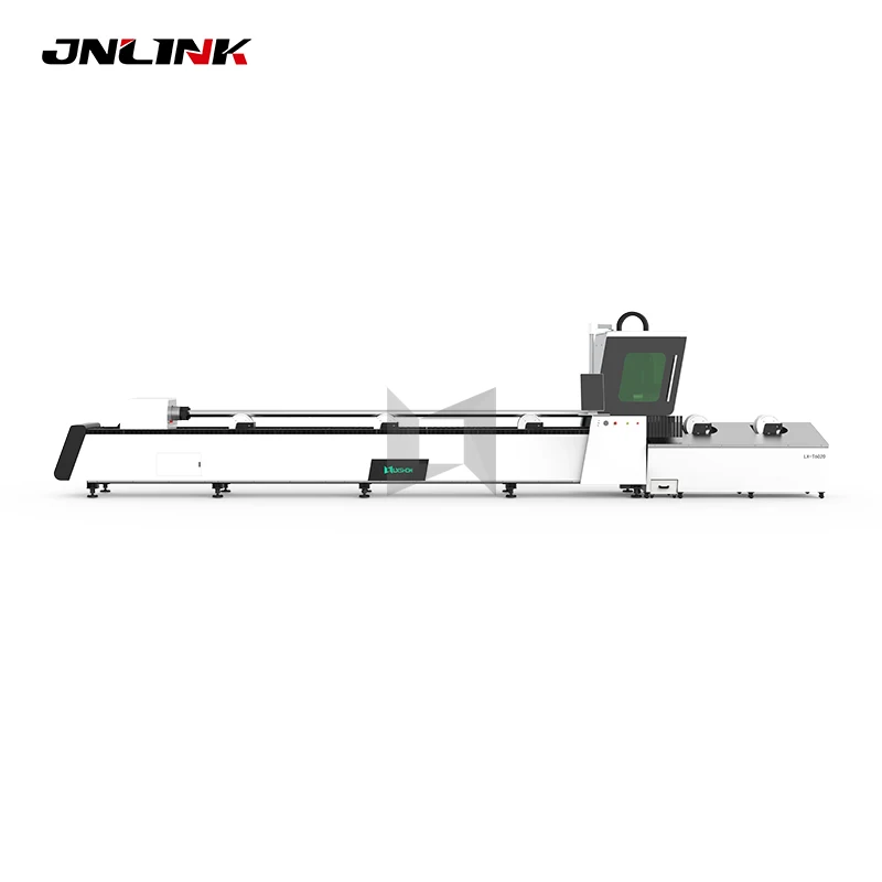 2020 Jinan round square H L shaped 3d laser tube cutting equipment / stainless steel pipe fiber cutting machine