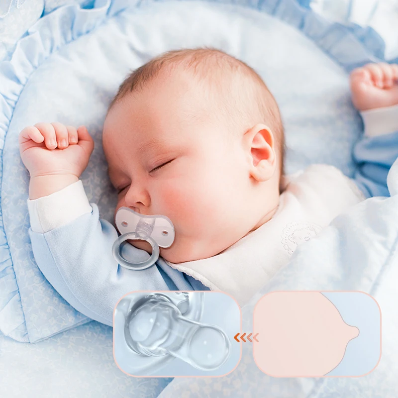 factory wholesale high quality food grade soft air inflation liquid Soother Soft Safety silicone newborn baby pacifier