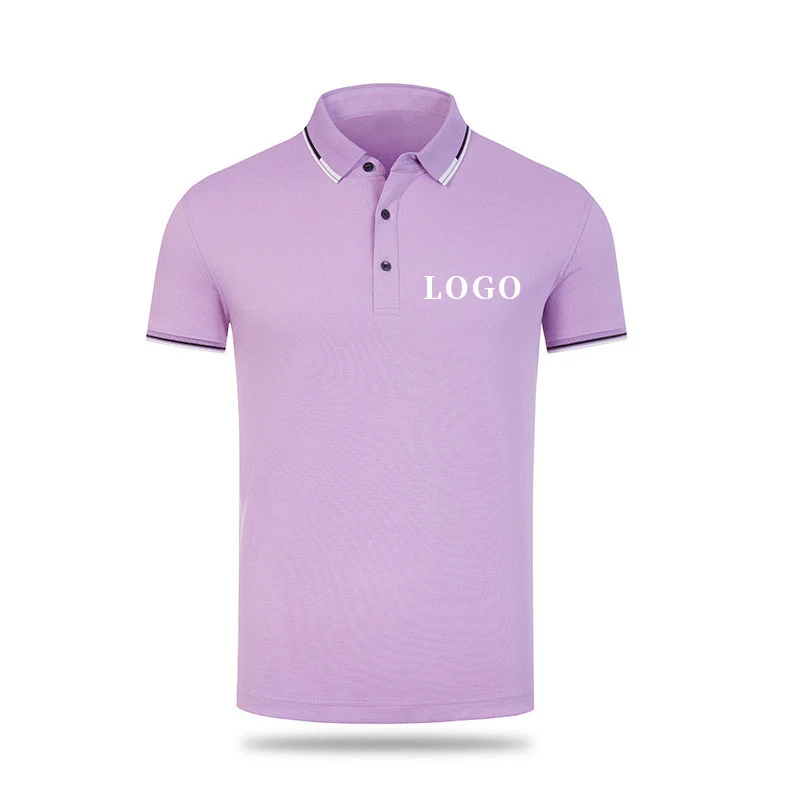 high quality Embroidery Logo pique cotton mesh fabric 220g breathable Blank Short Sleeve Golf T Shirt  Polo T-shirt Tshirts