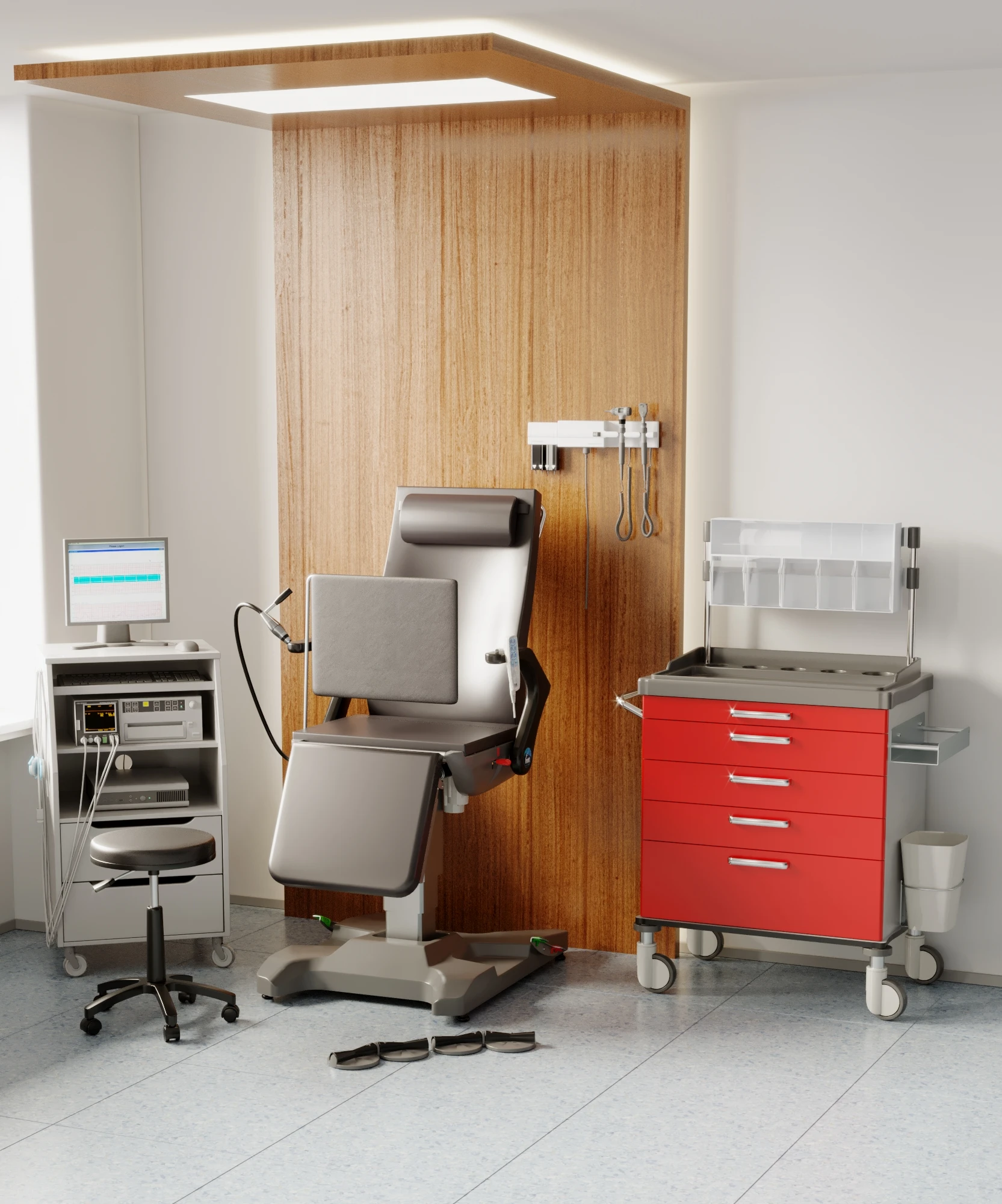 Стул для осмотра PODIATRY-сделано в европе (сертификаты
