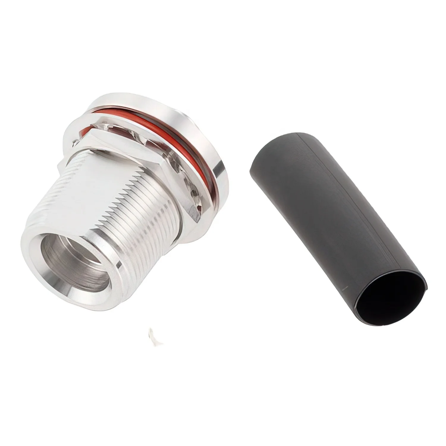 4.1-9.5 Mini DIN Female Bulkhead Mount Low PIM Connector Solder Attachment