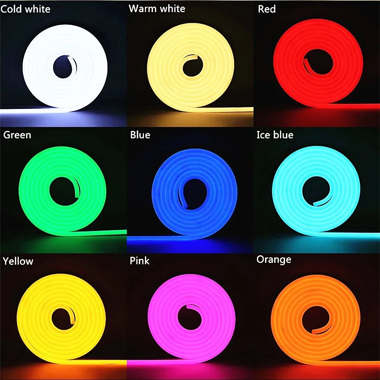 Waterproof 12V Flexible Silicone Neon Strip Landscape Decoration Lamp Custom Words Letter Signs Led Neon Lights