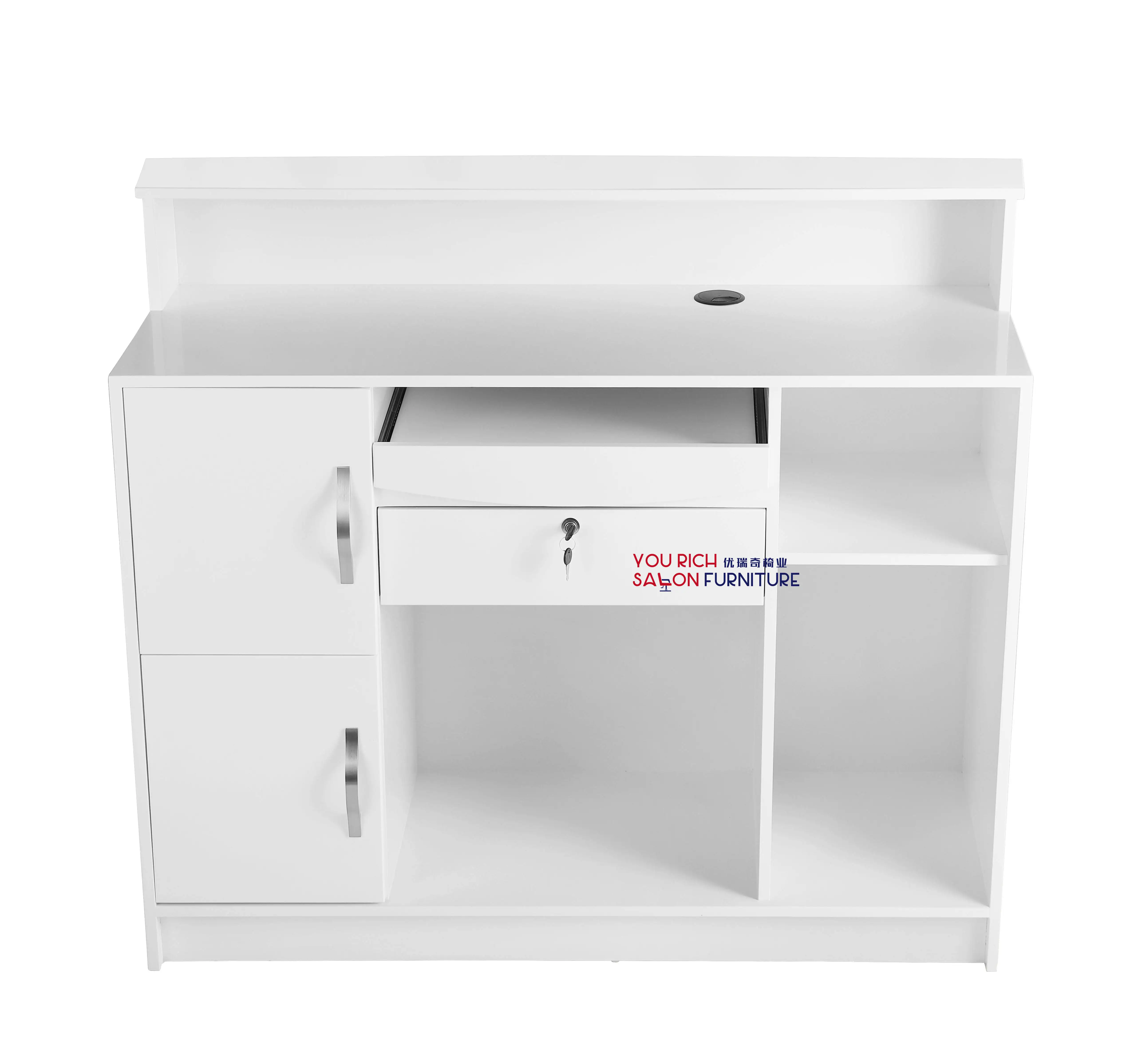 Hotel salon Barber shop business reception desk High quality wooden office reception desk manager Salon reception desk