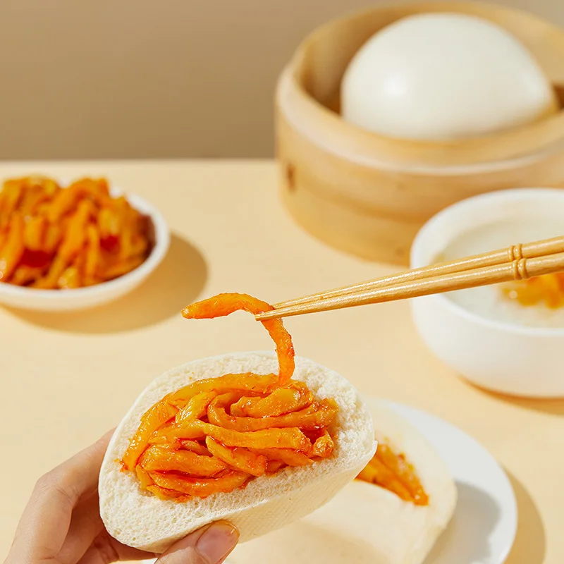 Jixiangju OEM ODM service support spicy dried daikon radish pickled vegetables