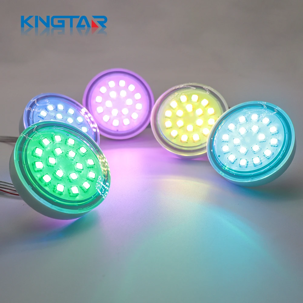 Waterproof 60mm 5050 Christmas LED Pixel Lights DC24V 18 SMD Permanent Pinot Lights for Theme Parks