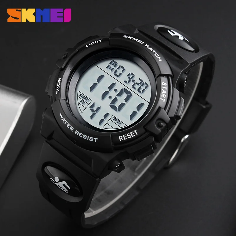 Digital Sports Waterproof Outdoor Kids Watches Alarm Clock 12/24 H Stopwatch Calendar 3-15 Year Old Boys Girls Wristwatch 1266