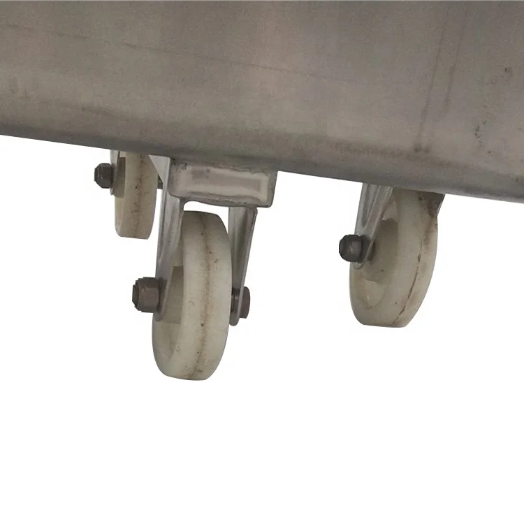 Meat Trolley /buggy/euro Bin/cart Stainless Steel Well Designed 200 L Cart Meat Processing Machinery Food Industry Equipment