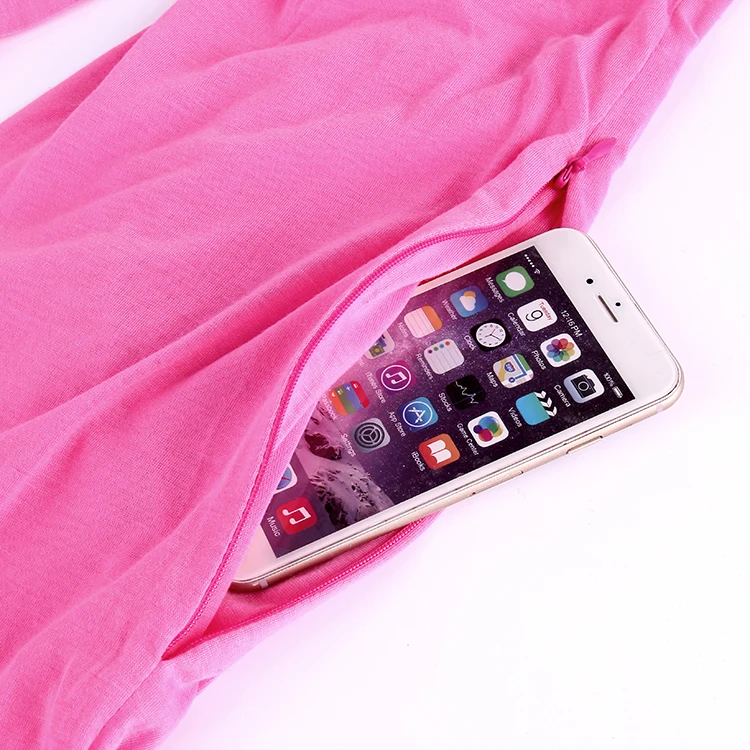 In The Fall And Winter Of Multi-functional Storage Scarf Other Scarves & Shawls Women  Solid Color Fabric Scarf