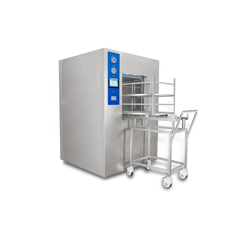 High Quality 800L Double Door Horizontal Pulse Vacuum Steam Sterilizer Machine for Medical Equipment