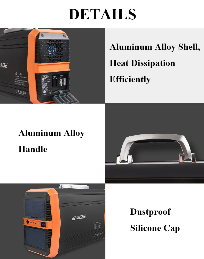 Factory Wholesale 300W Portable Power Station Power Bank Solar Generator Camping Outdoor Energy Storage Power Supply 220V