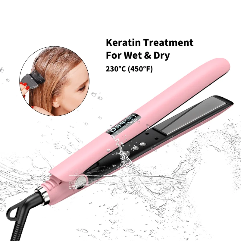 450F Hair Straightener fer lisser Wholesale Private Label Flat Iron Narrow Plate Hair Straightener