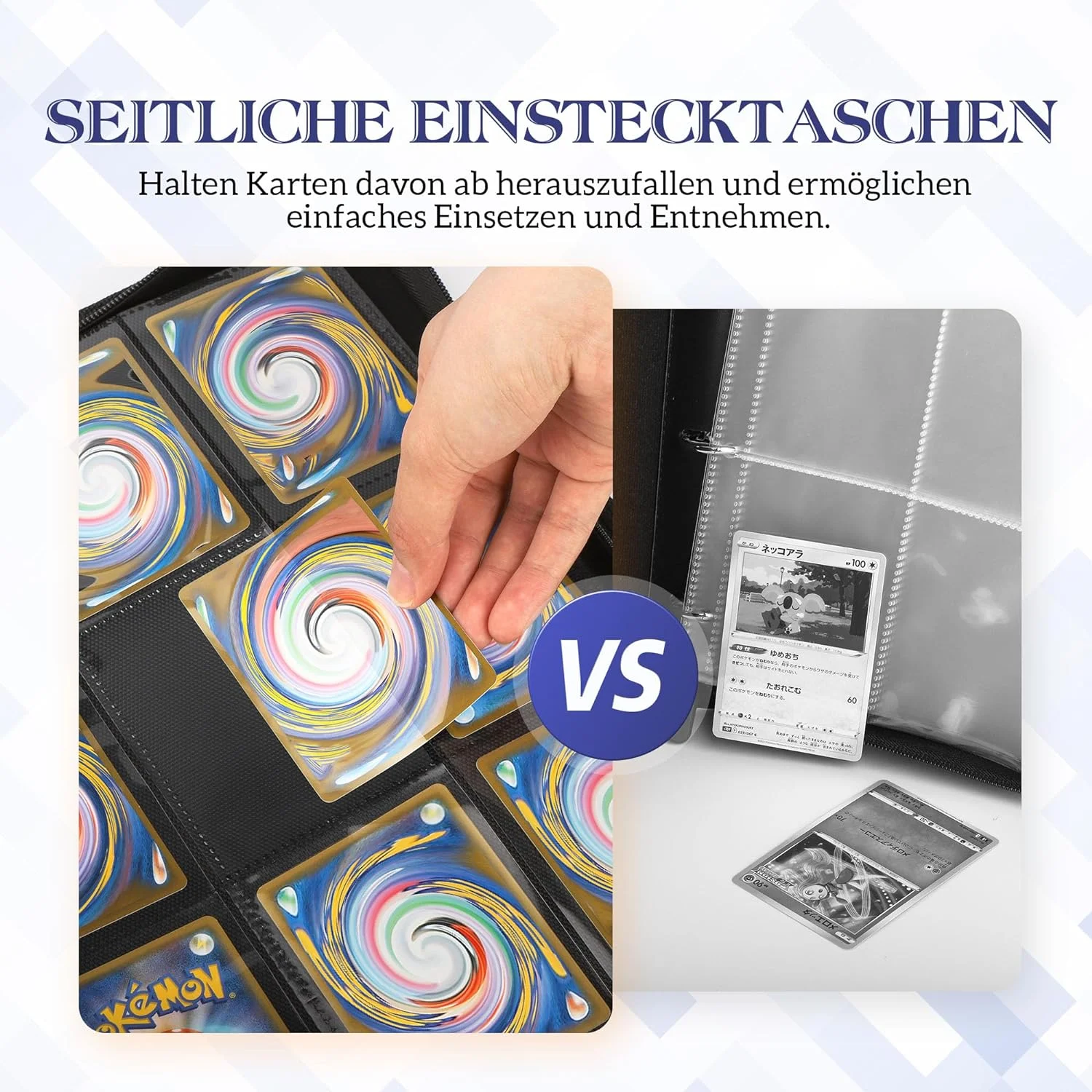 Original Design 9 Pockets Card Album TCG Card Album Binder Waterproof Photo Album Books For MTG Trading Card Binders Holder