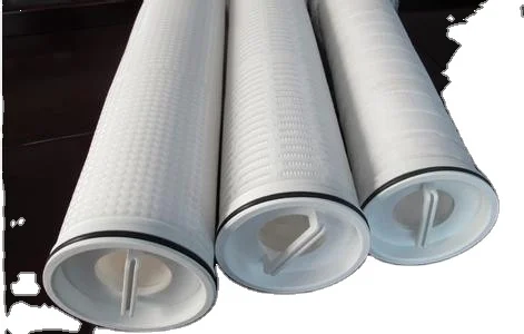 Industrial High flow filter 40'/60' 10 micron polypropylene pleated water filter cartridge for RO water filter housing